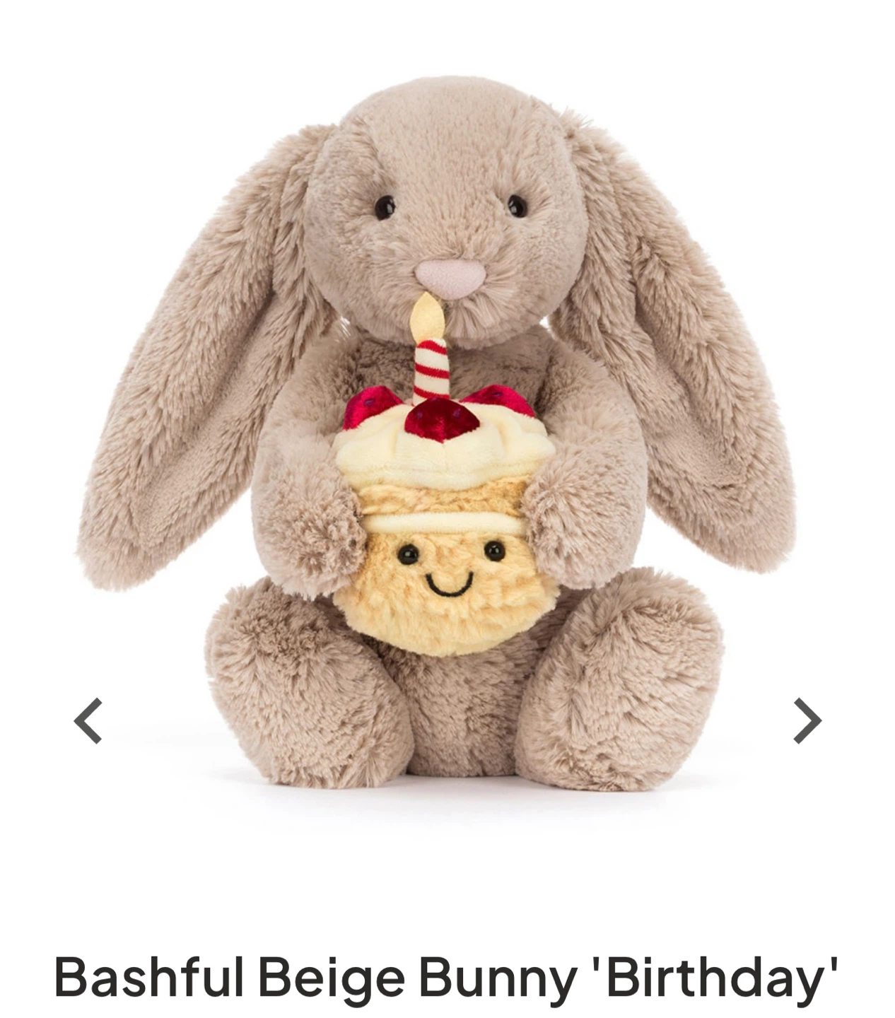 Jellycat Bashful Beige Bunny Birthday - photo 2