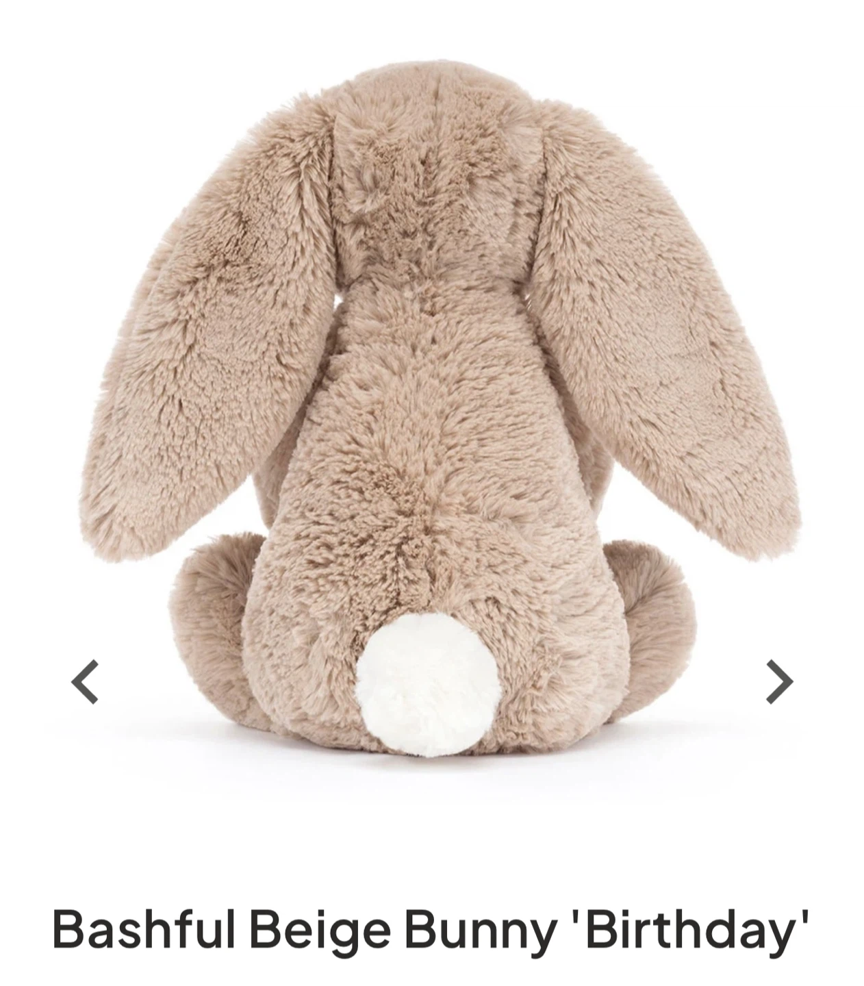 Jellycat Bashful Beige Bunny Birthday - photo 5