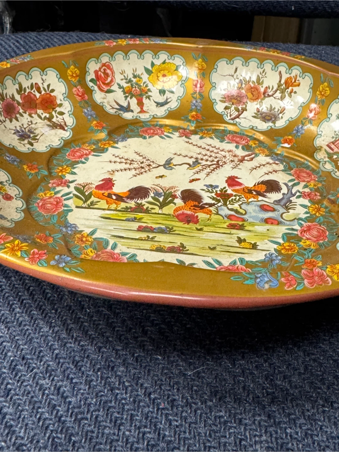 Vintage Daher Decorated Ware Tin Bowl - photo 2