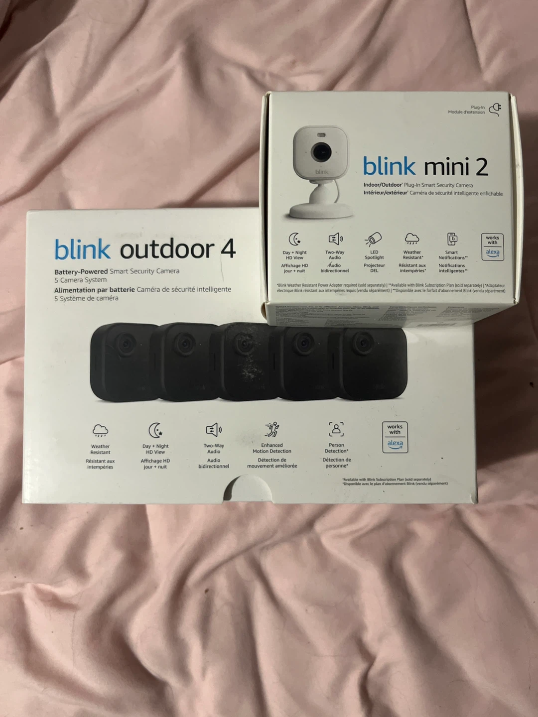 Blink Outdoor 4 5-Camera System and Blink Mini 2