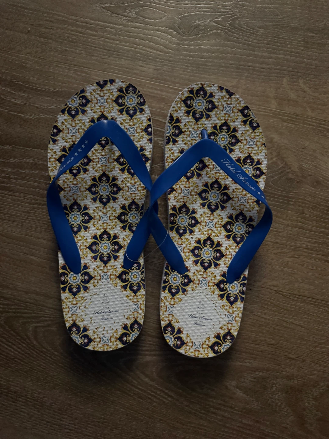 Brand new Hotel Savoia Positano Flip Flops size 7-8