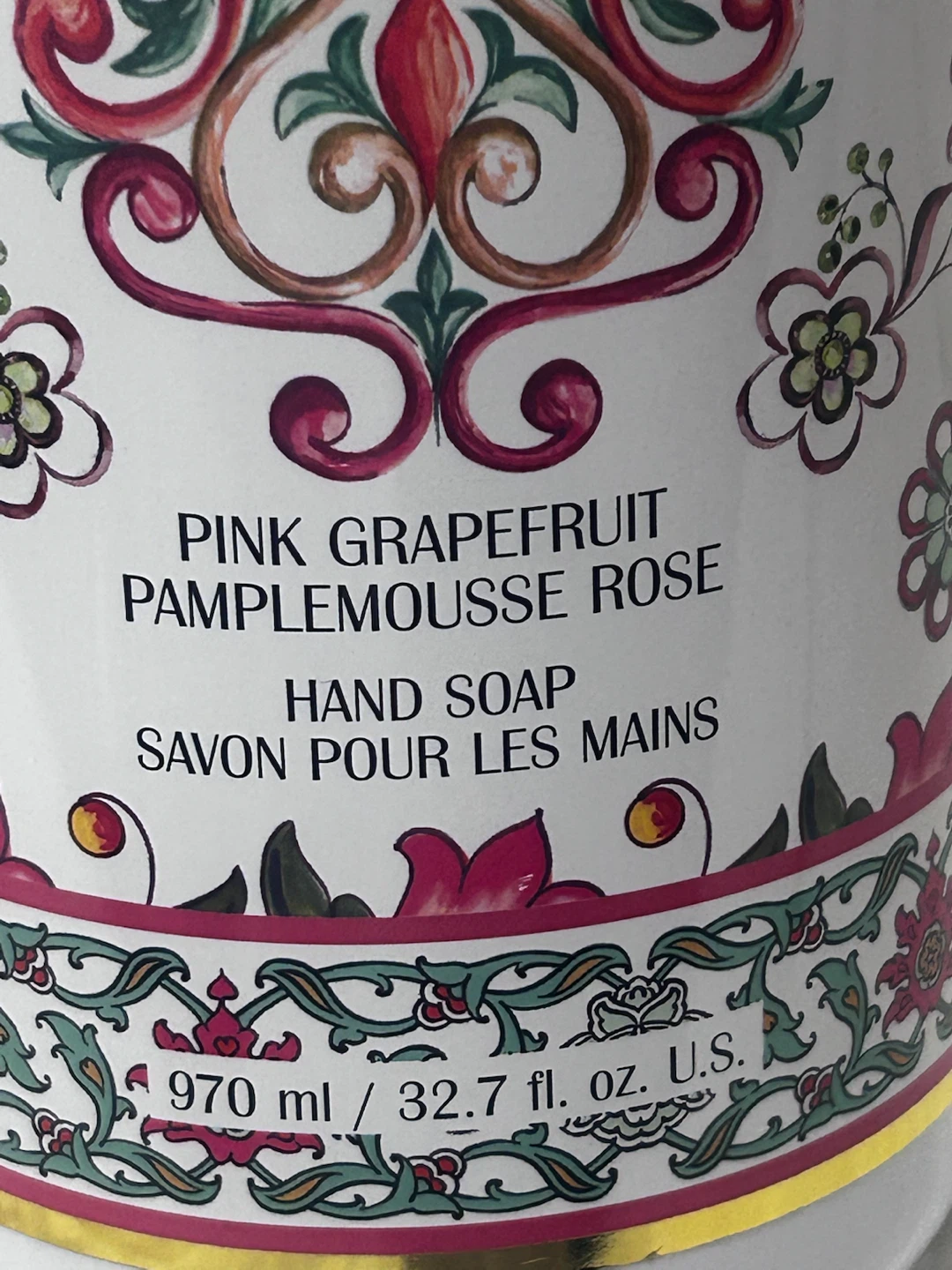 Fruits & Flowers (970ml) Pink Grapefruit Hand Soap - photo 2