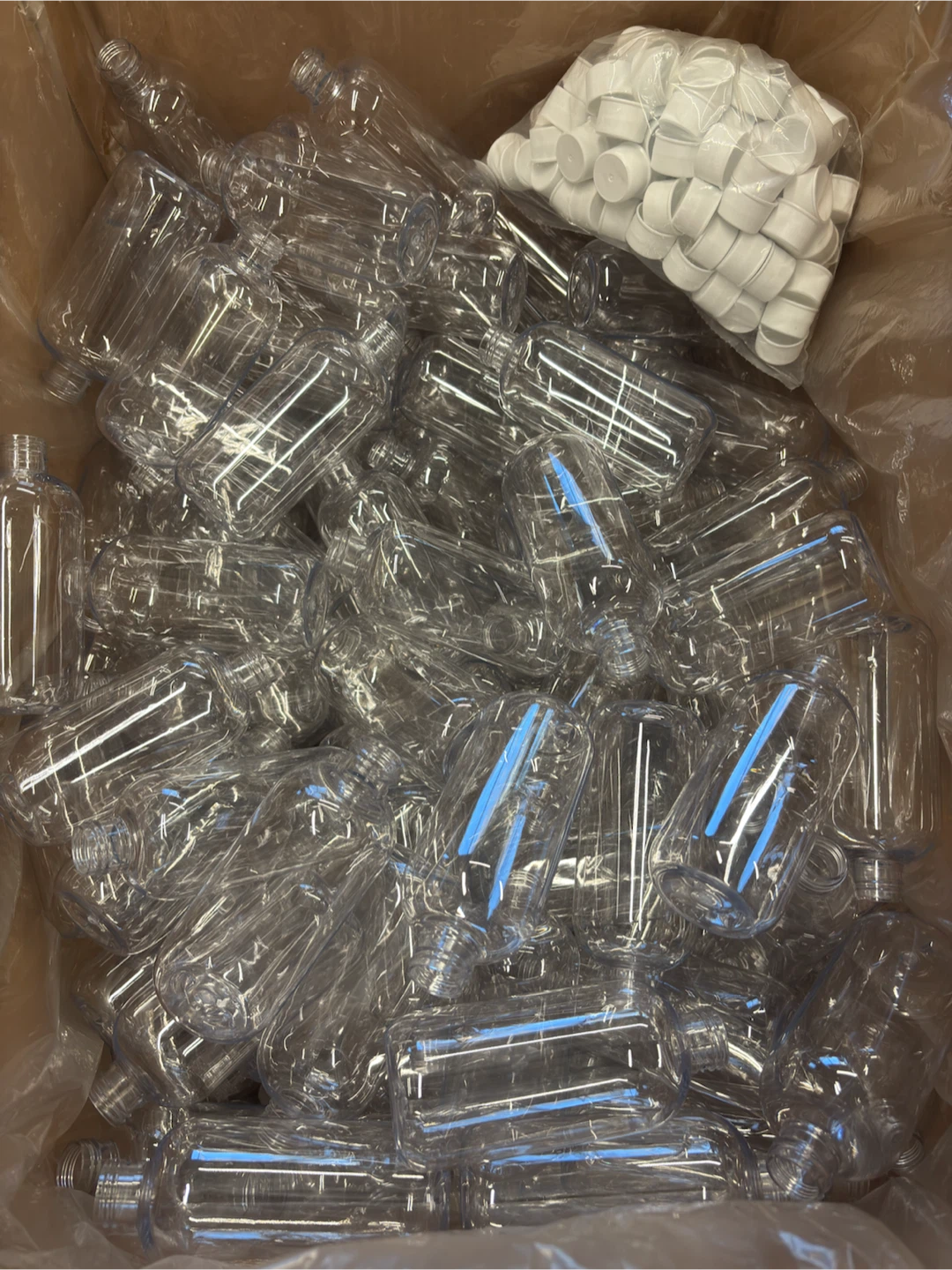 Uline 8oz Clear Boston Round Plastic Bottles - photo 3