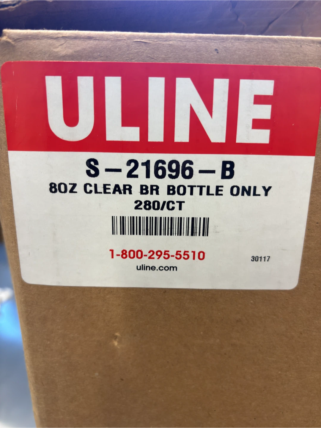 Uline 8oz Clear Boston Round Plastic Bottles - photo 4