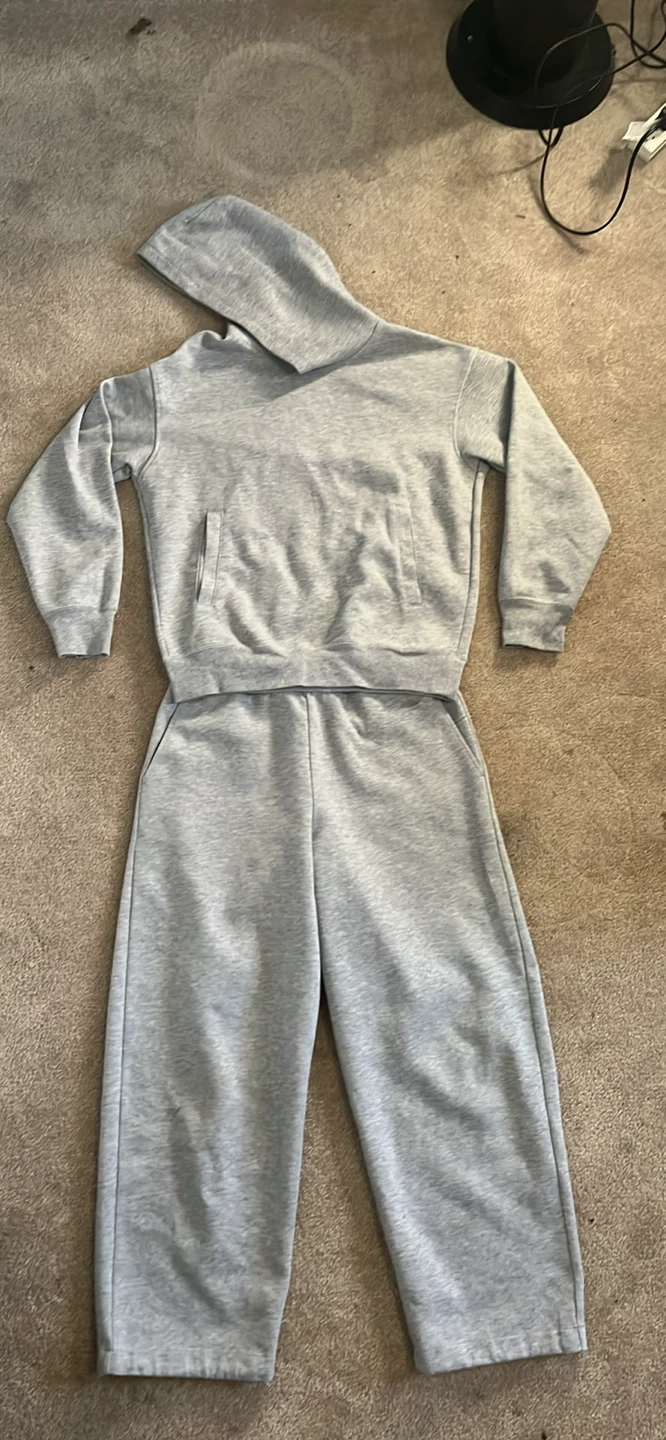 Uniqlo grey tracksuit