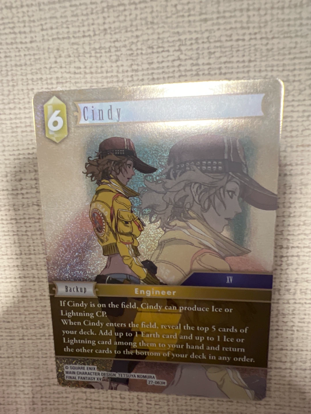 Final Fantasy Trading Card Game Cindy Card Engineer - photo 2
