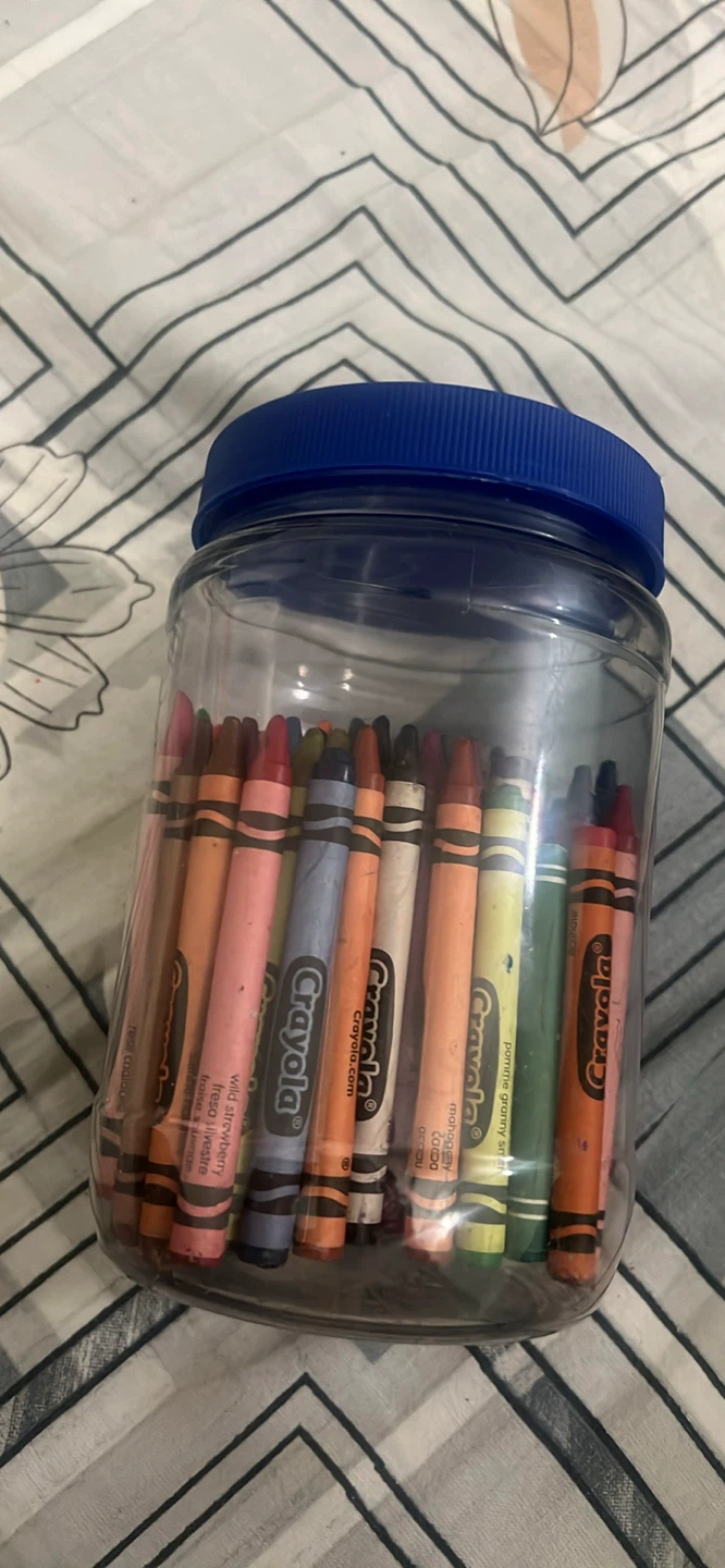 Crayola Crayons in Plastic Jar - photo 2
