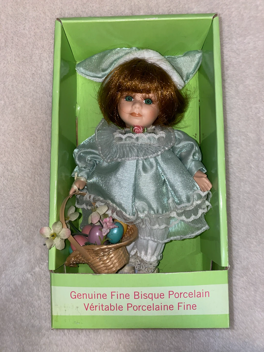 Genuine Fine Bisque Porcelain Easter Doll