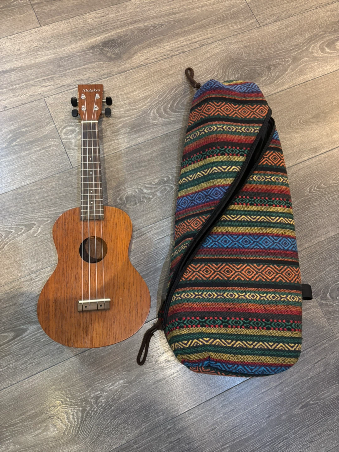 Ukulele with Carrying Case