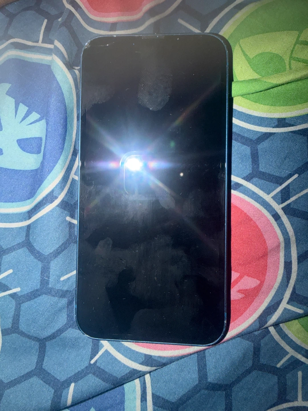 Blue iPhone 13 128GB-cracked