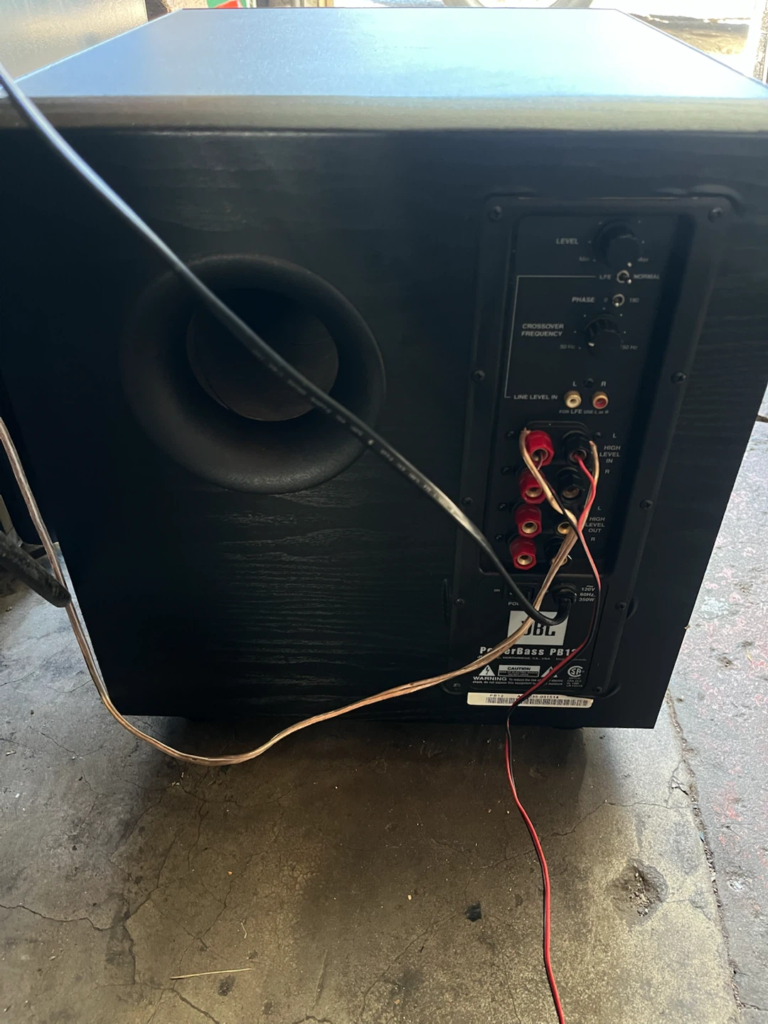 JBL 12” subwoofer - photo 2