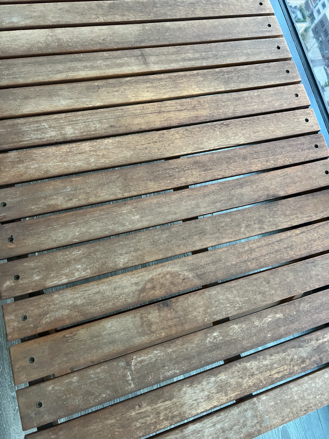 Outdoor wood coffee table - photo 3