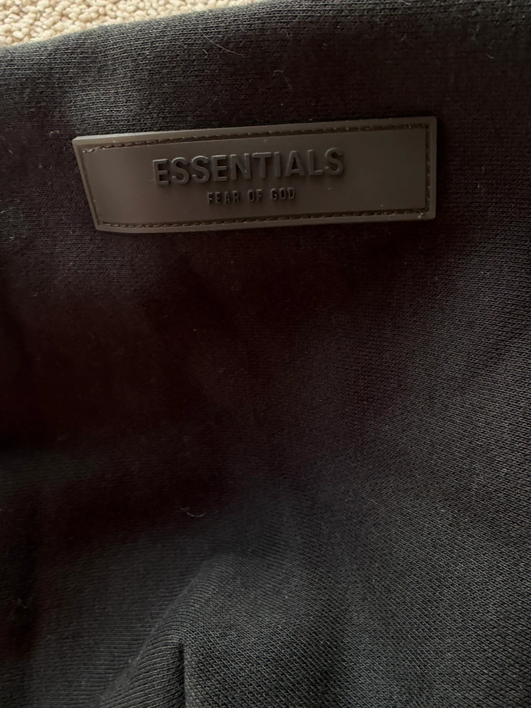 Essentials Fear of God Hoodie - Black - photo 4