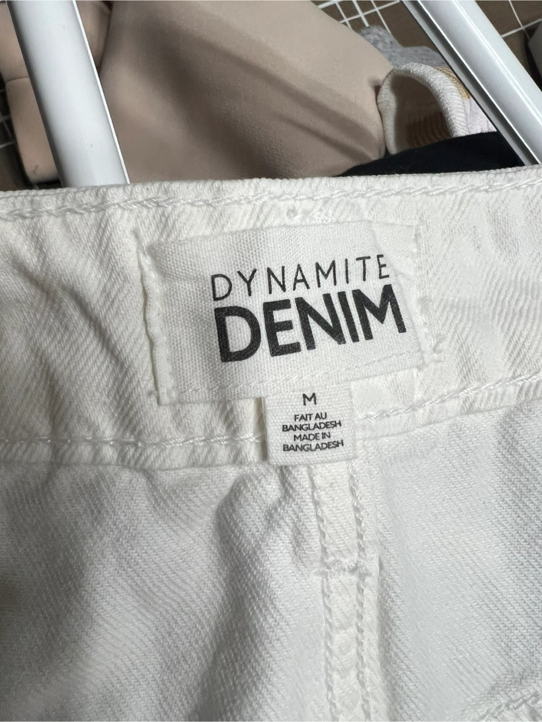 Dynamite Denim White Mini Skirt - photo 2