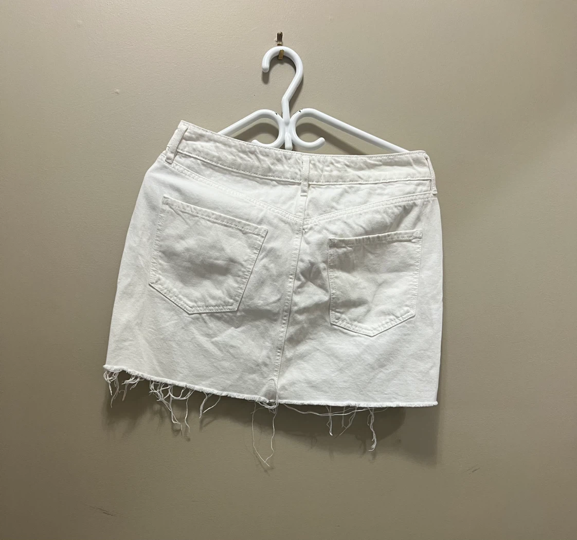 Dynamite Denim White Mini Skirt - photo 3