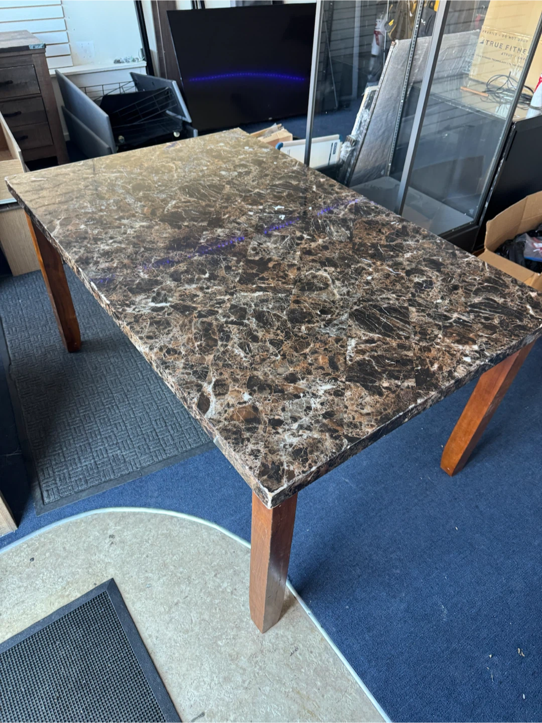 Faux Marble Dining Table - photo 2