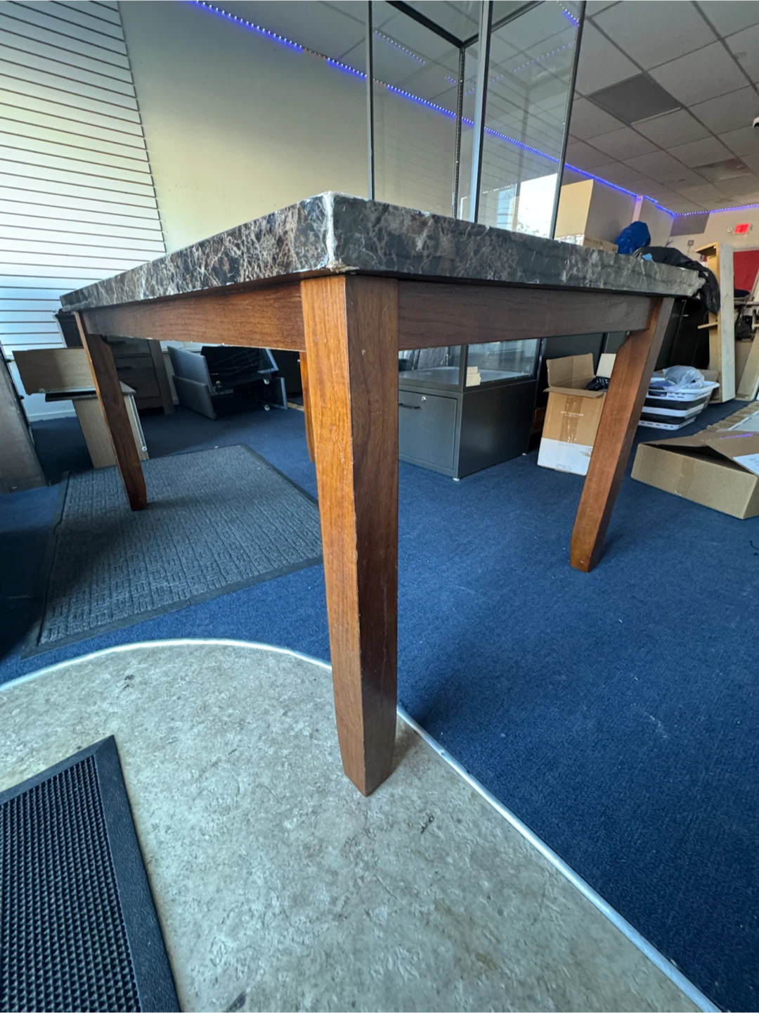 Faux Marble Dining Table - photo 3