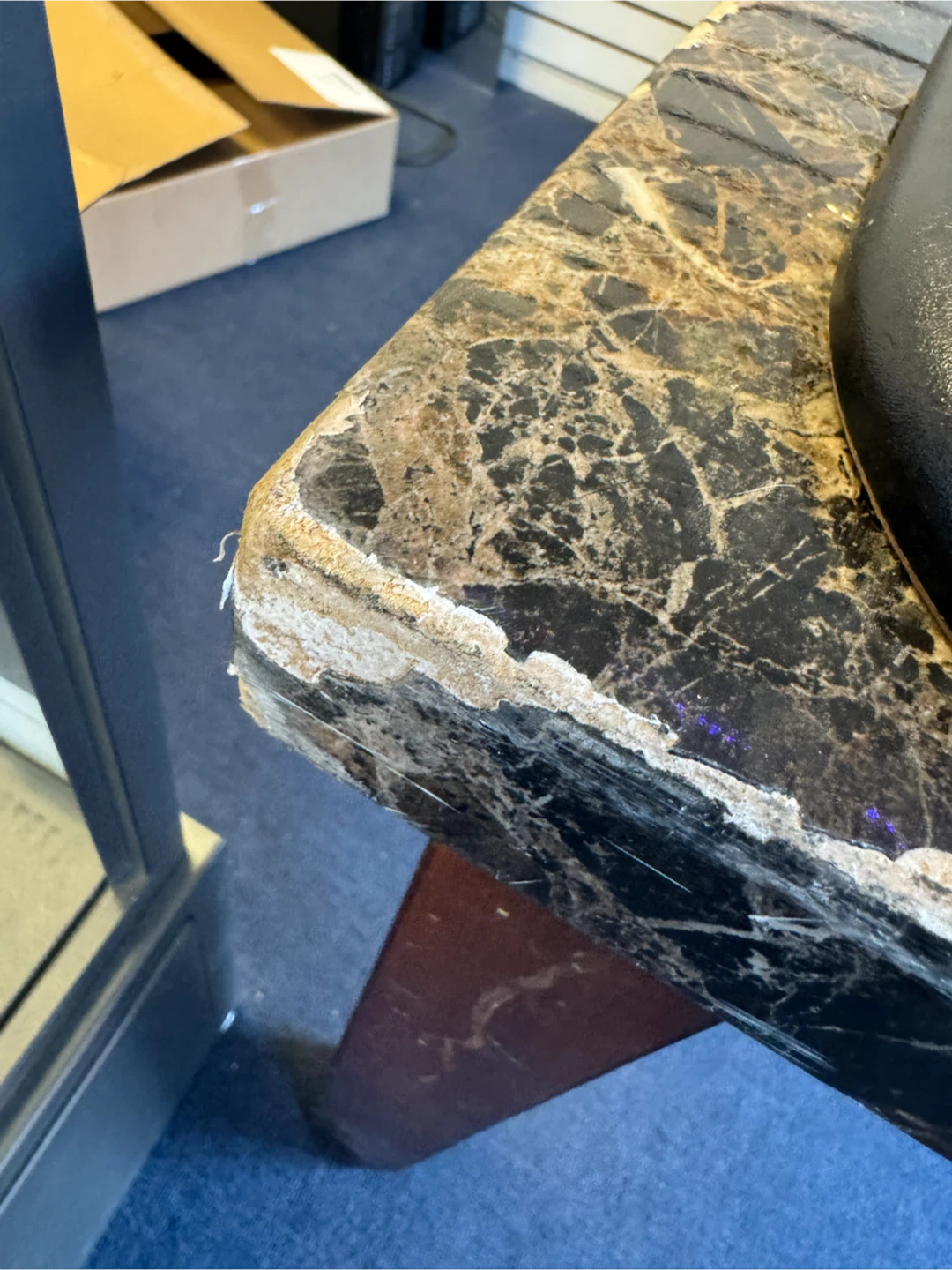 Faux Marble Dining Table - photo 4