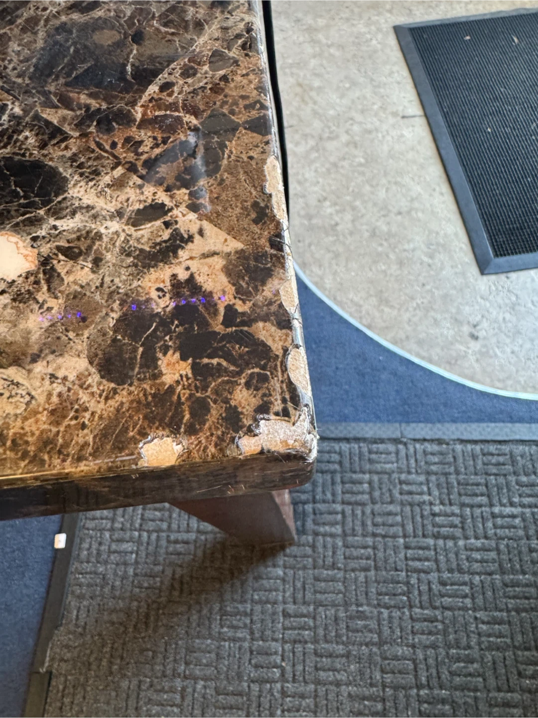 Faux Marble Dining Table - photo 5