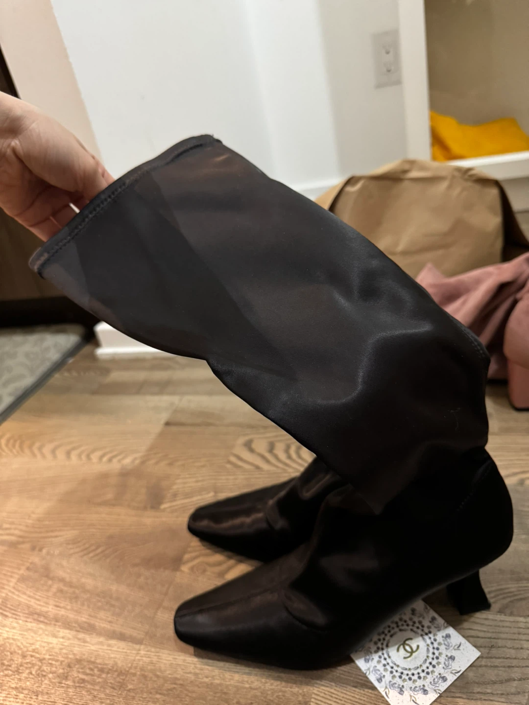 Kat Maconie Designer’s black knee-high boots - photo 3