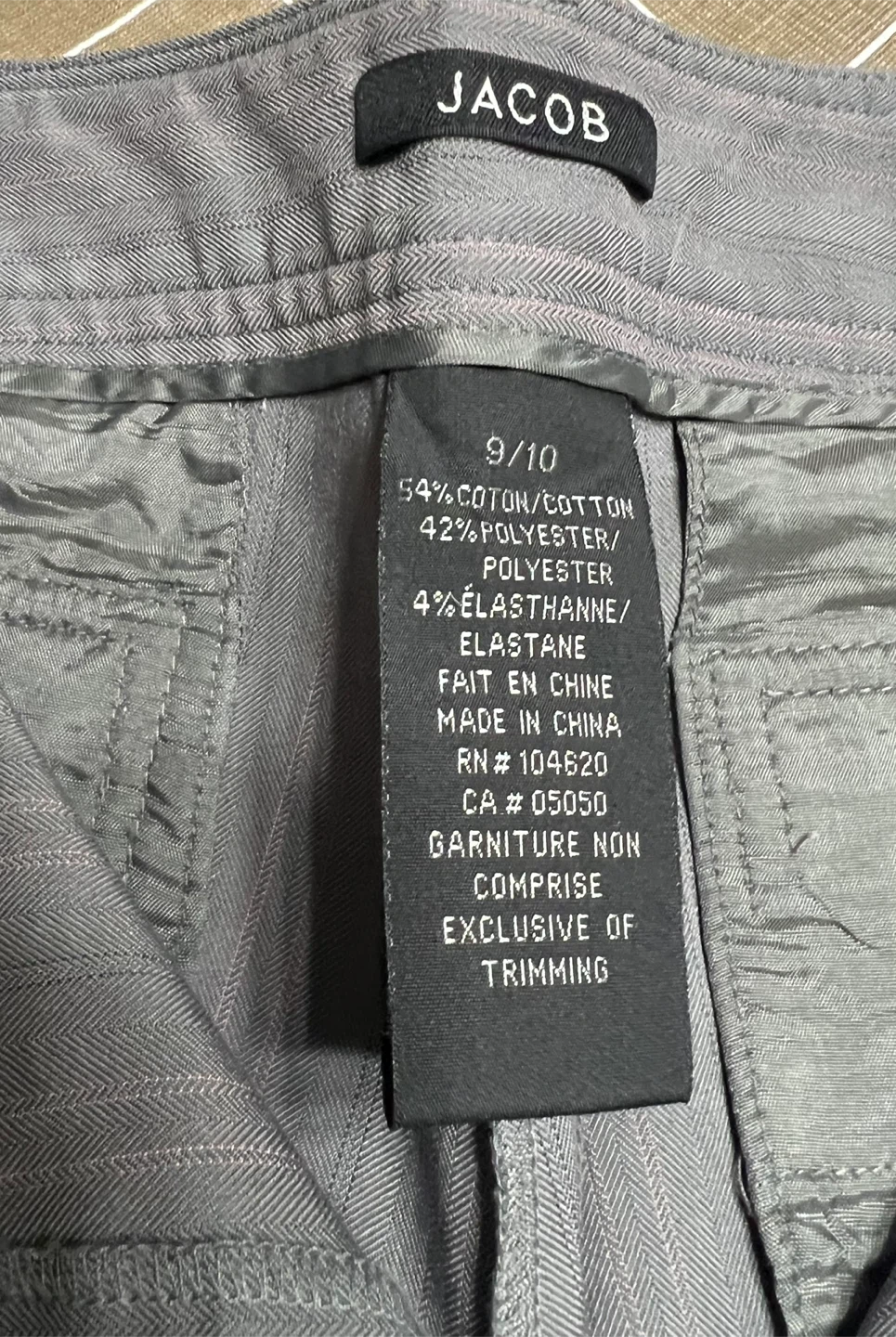 Jacob grey striped trousers - photo 2