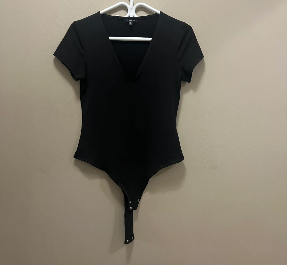 Dynamite Black Bodysuit - Size M
