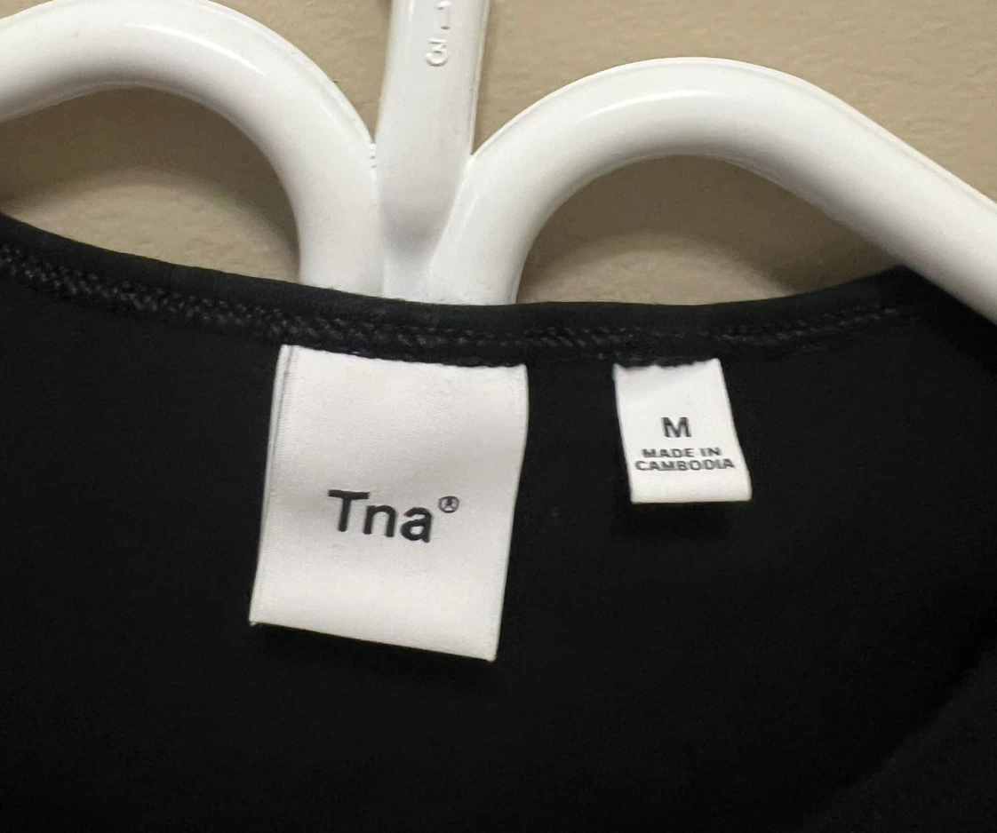 Tna Black Ruched T-Shirt - photo 2