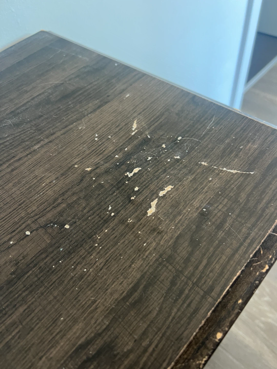 Two Dark Wood Nightstands - photo 5