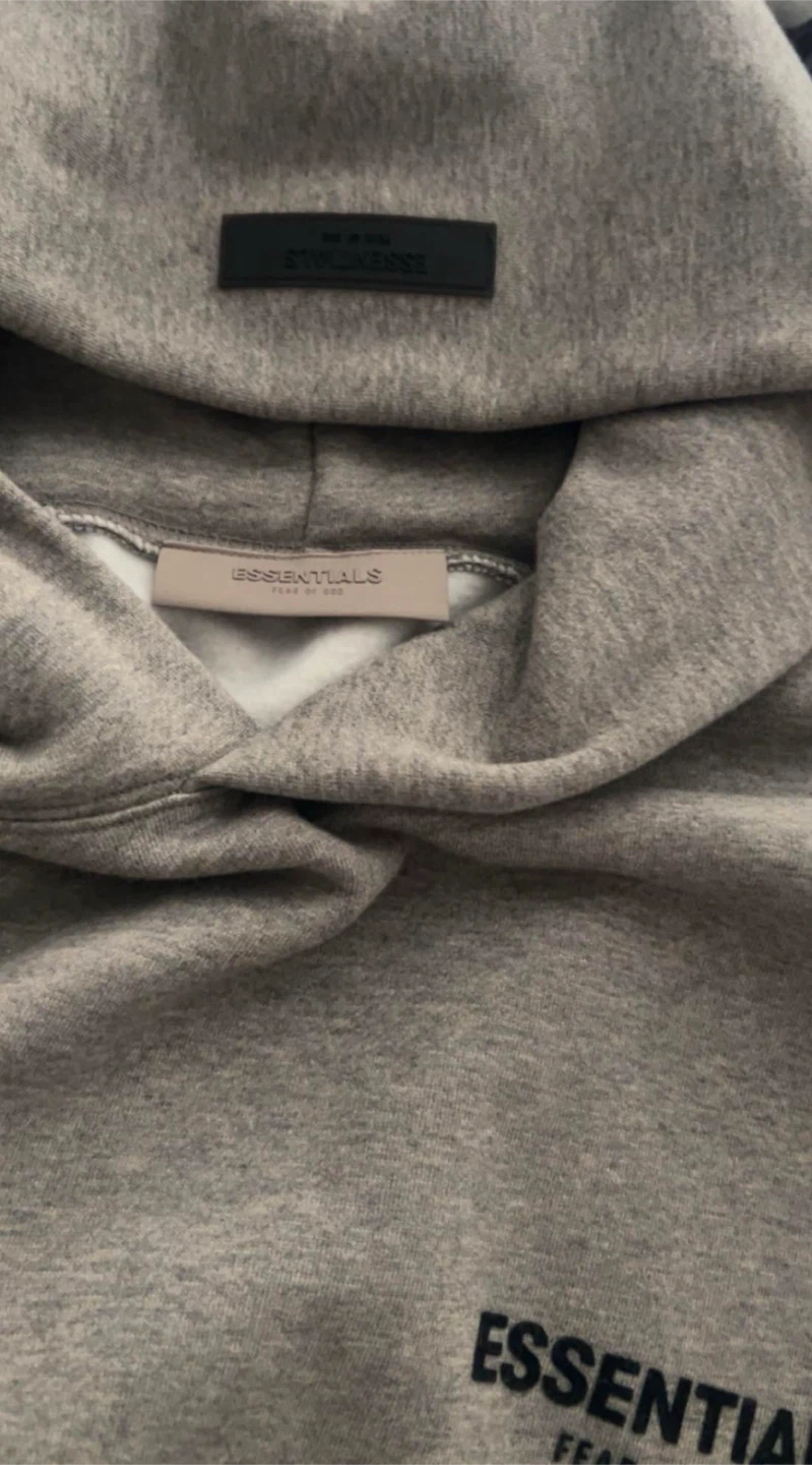 Grey Essentials Hoodie 1:1