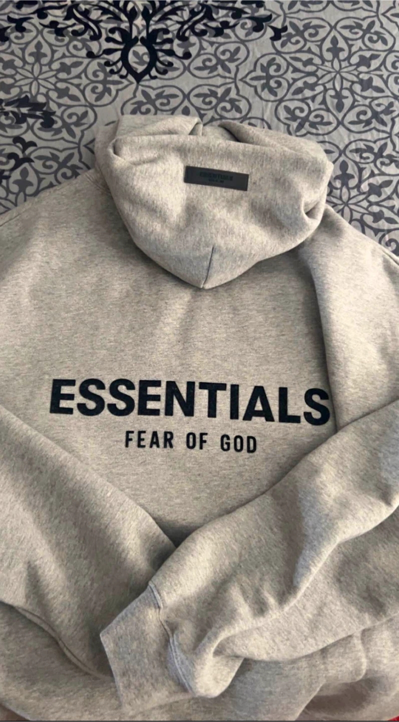 Grey Essentials Hoodie 1:1 - photo 3