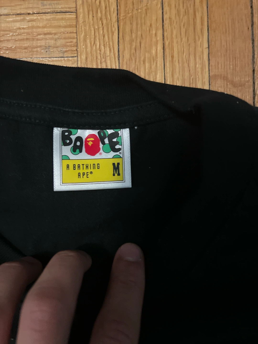 BAPE x CR7 A Bathing Ape T-Shirt Black Medium - photo 2