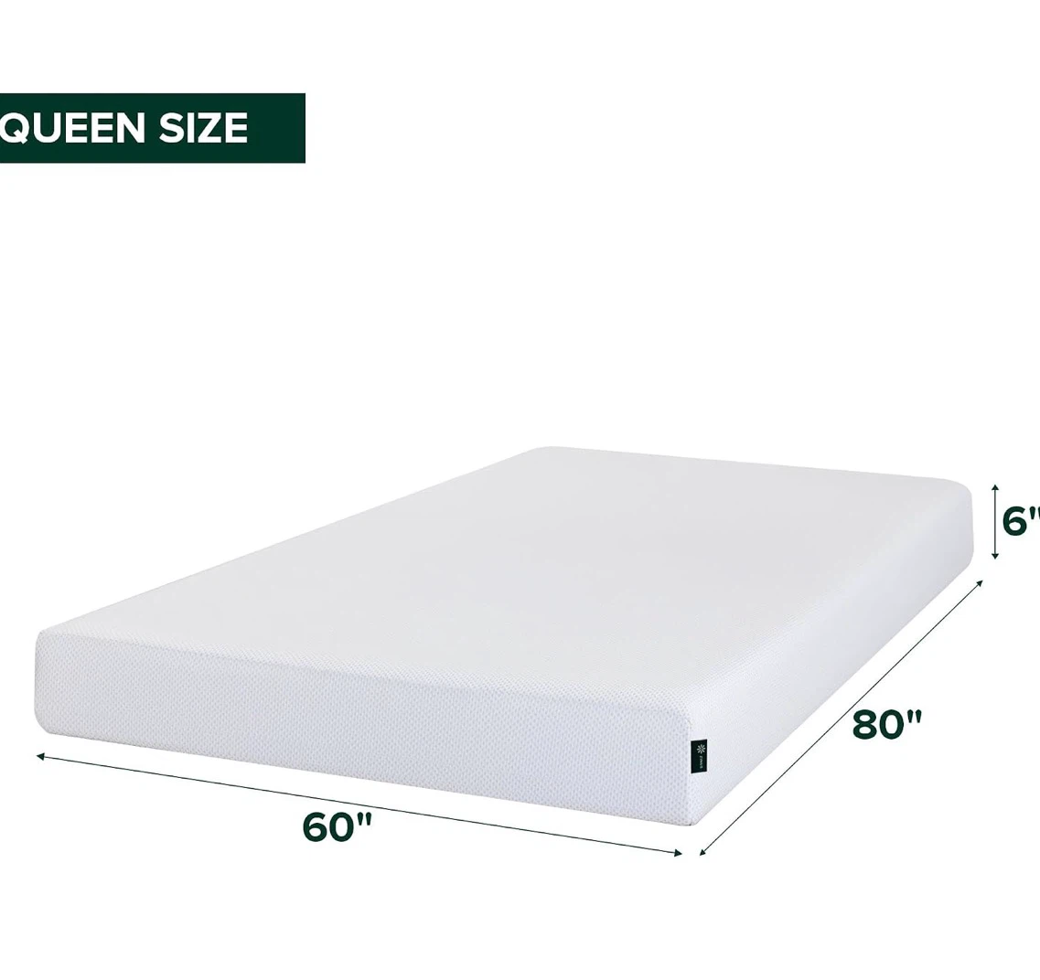 Zinus Queen Size Green Tea Memory Foam Mattress - photo 2