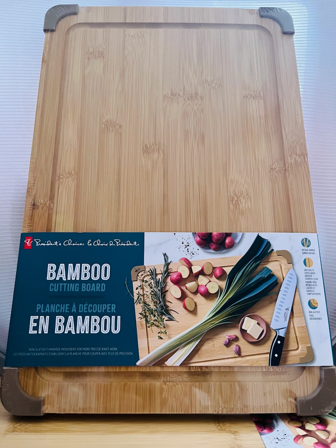 New President's Choice Bamboo Cutting Board  each