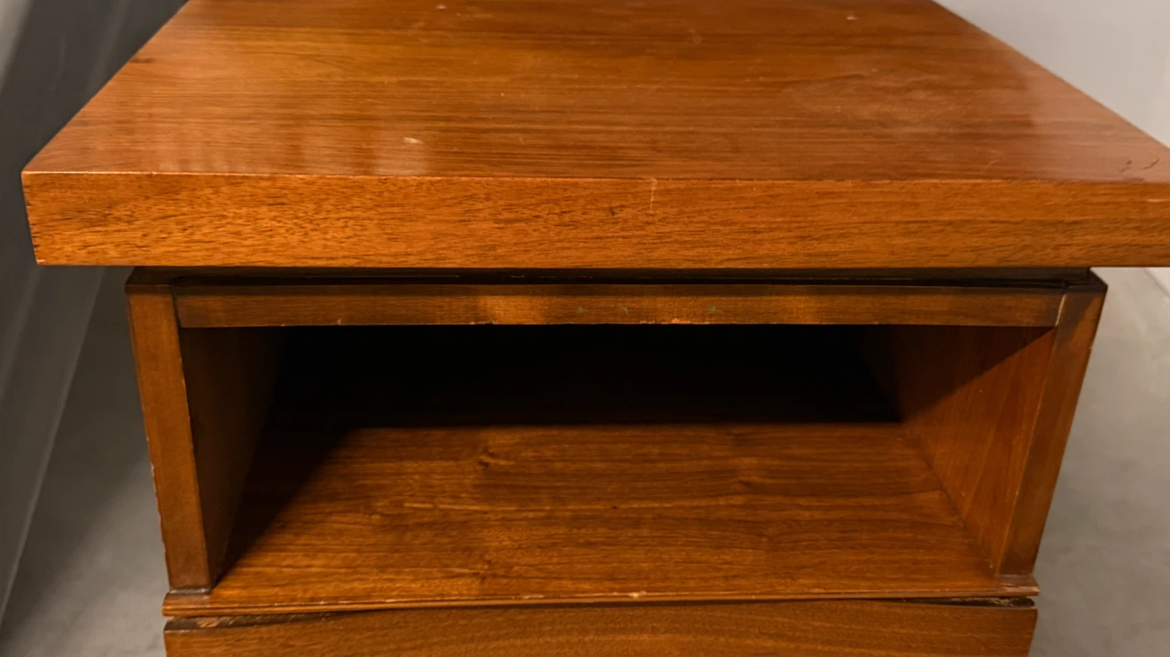 Vintage Walnut Nightstand - photo 3