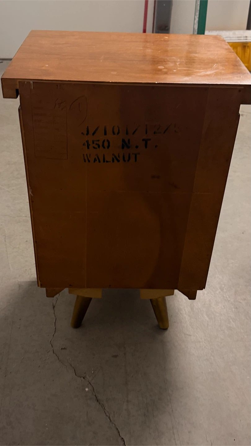 Vintage Walnut Nightstand - photo 5