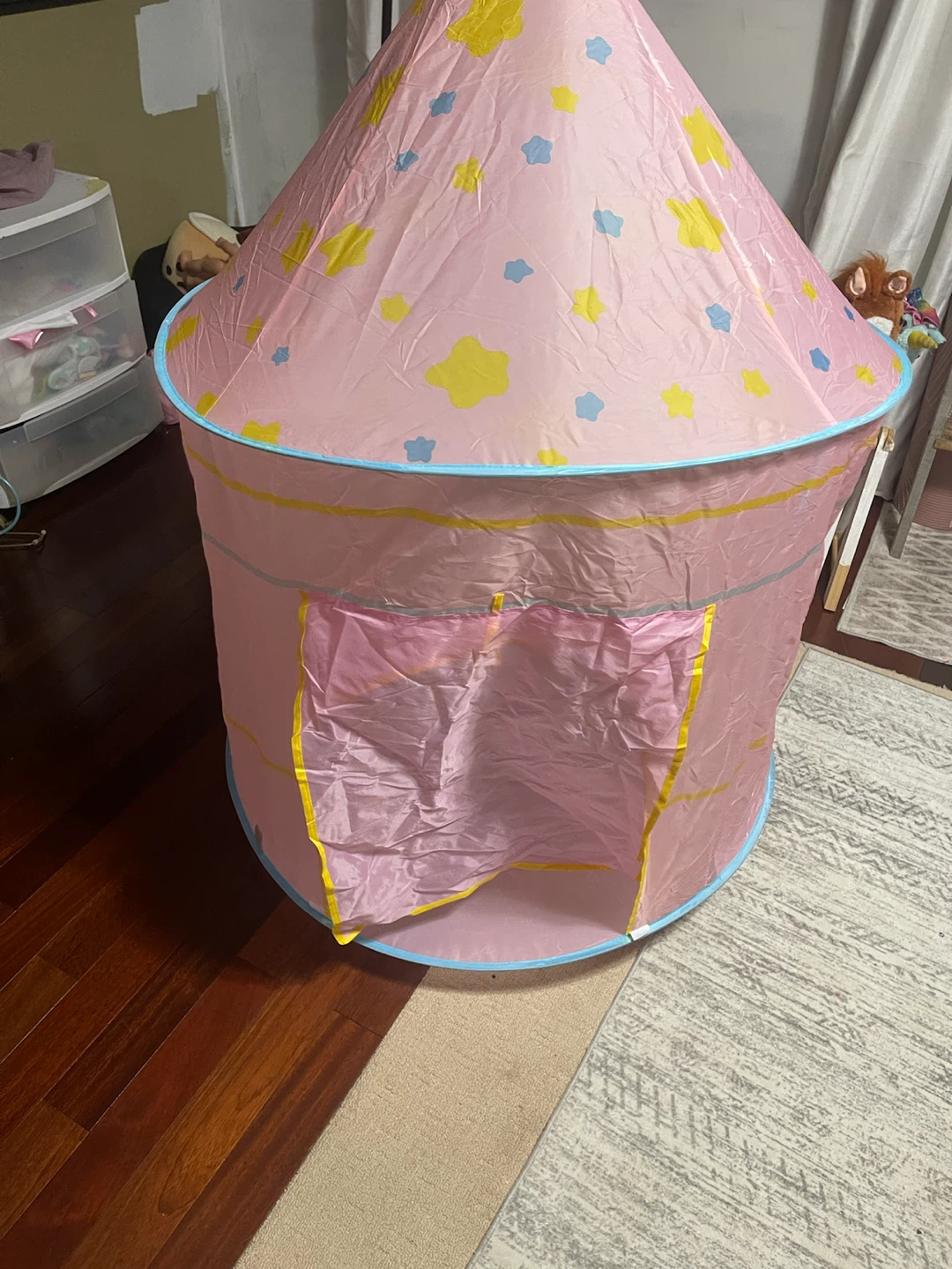 UF Youfang Kids Princess Castle Play Tent - Moon Pink