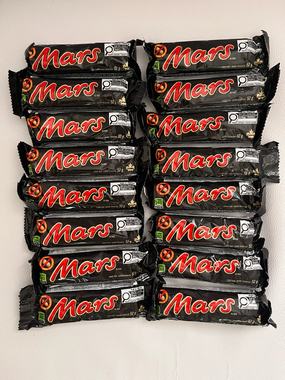 All together Mars Peanut Free Chocolate Candy Bars