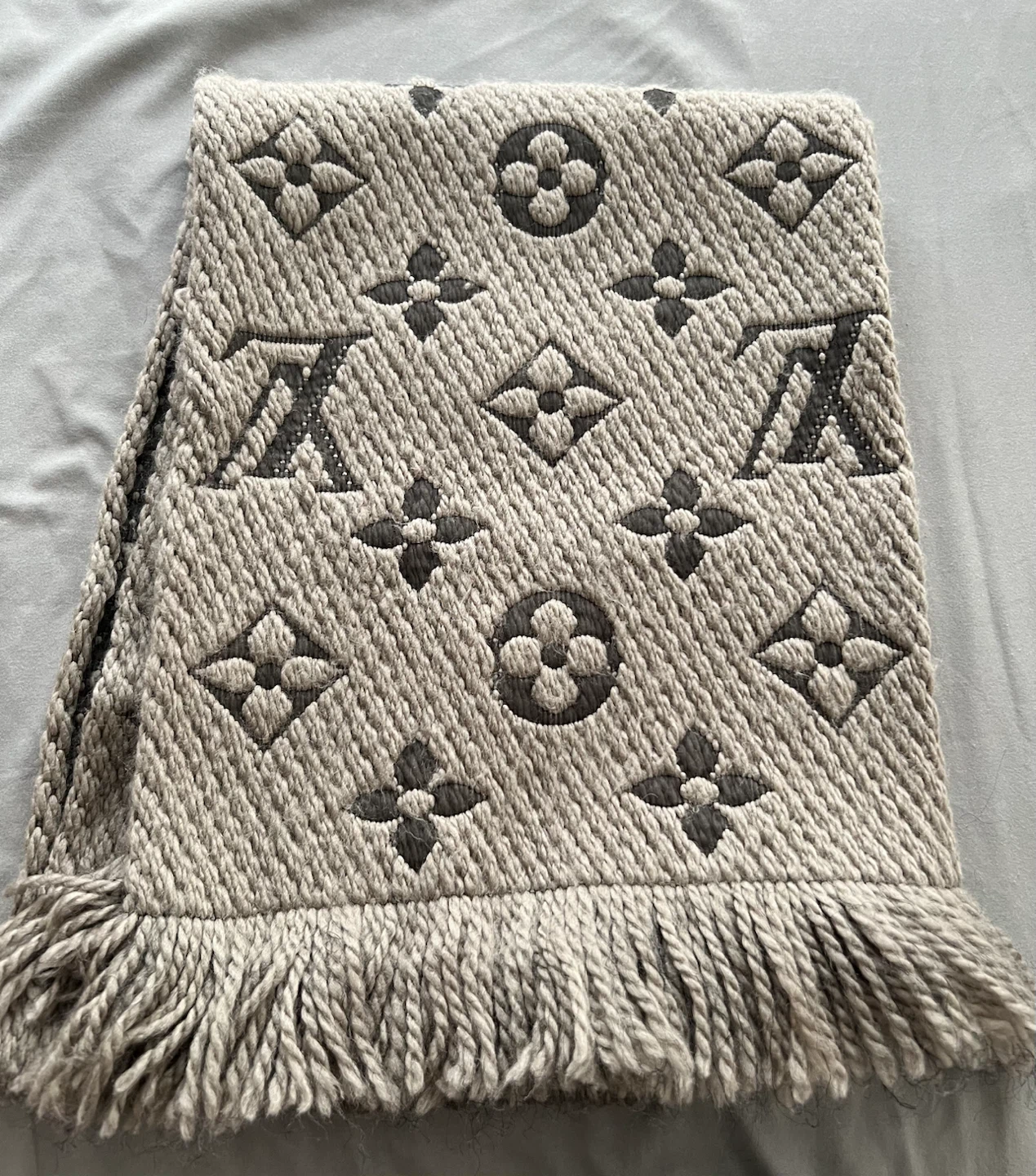 Louis Vuitton Monogram Wool and Silk Scarf
