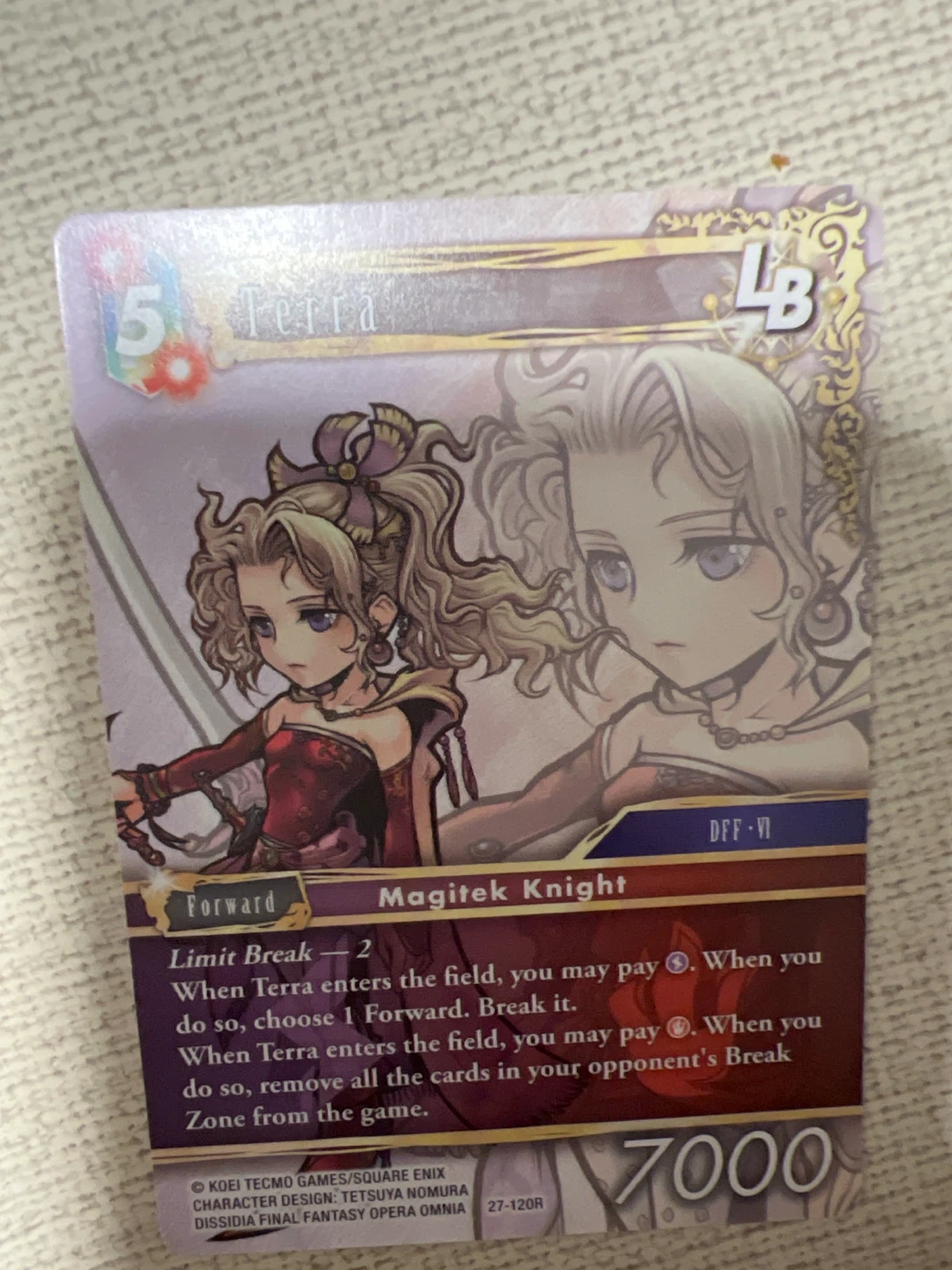 Final Fantasy Trading Card Game    TERRA MAGITEK KNIGHT