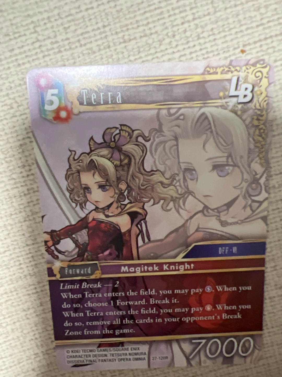 Final Fantasy Trading Card Game    TERRA MAGITEK KNIGHT - photo 2