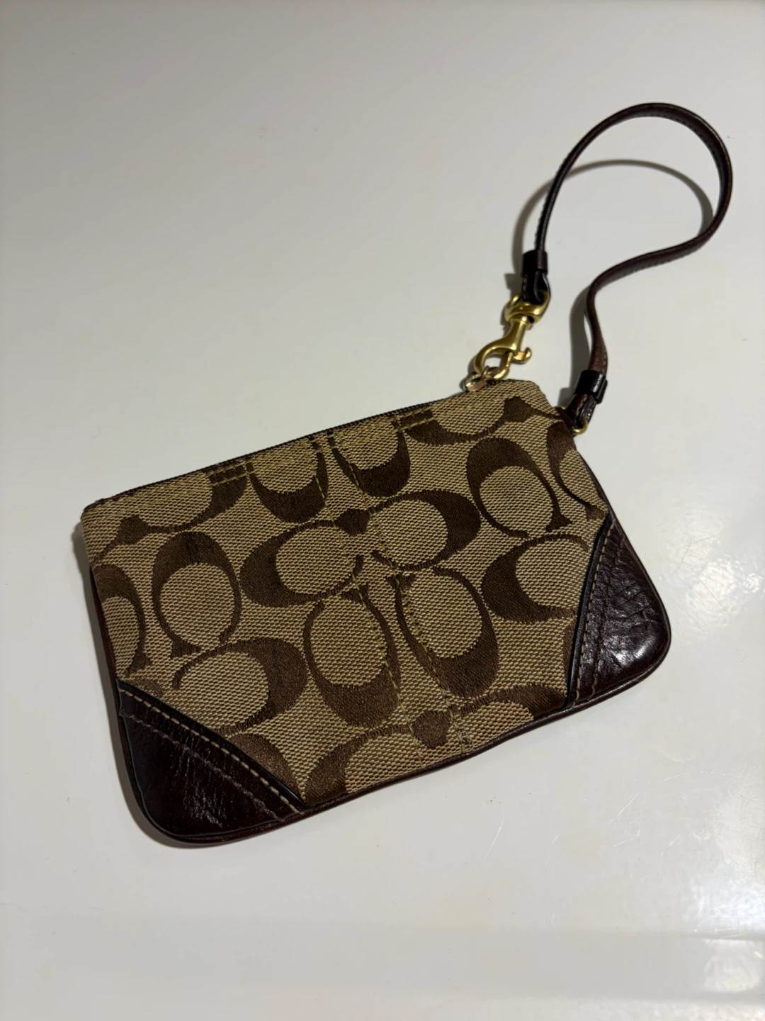 Coach Signature C Wristlet