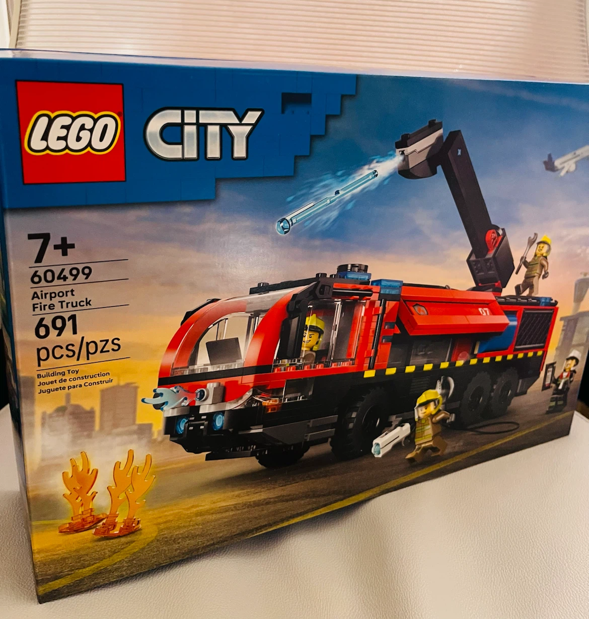 LEGO City Airport Fire Truck Toy Building Set 60499