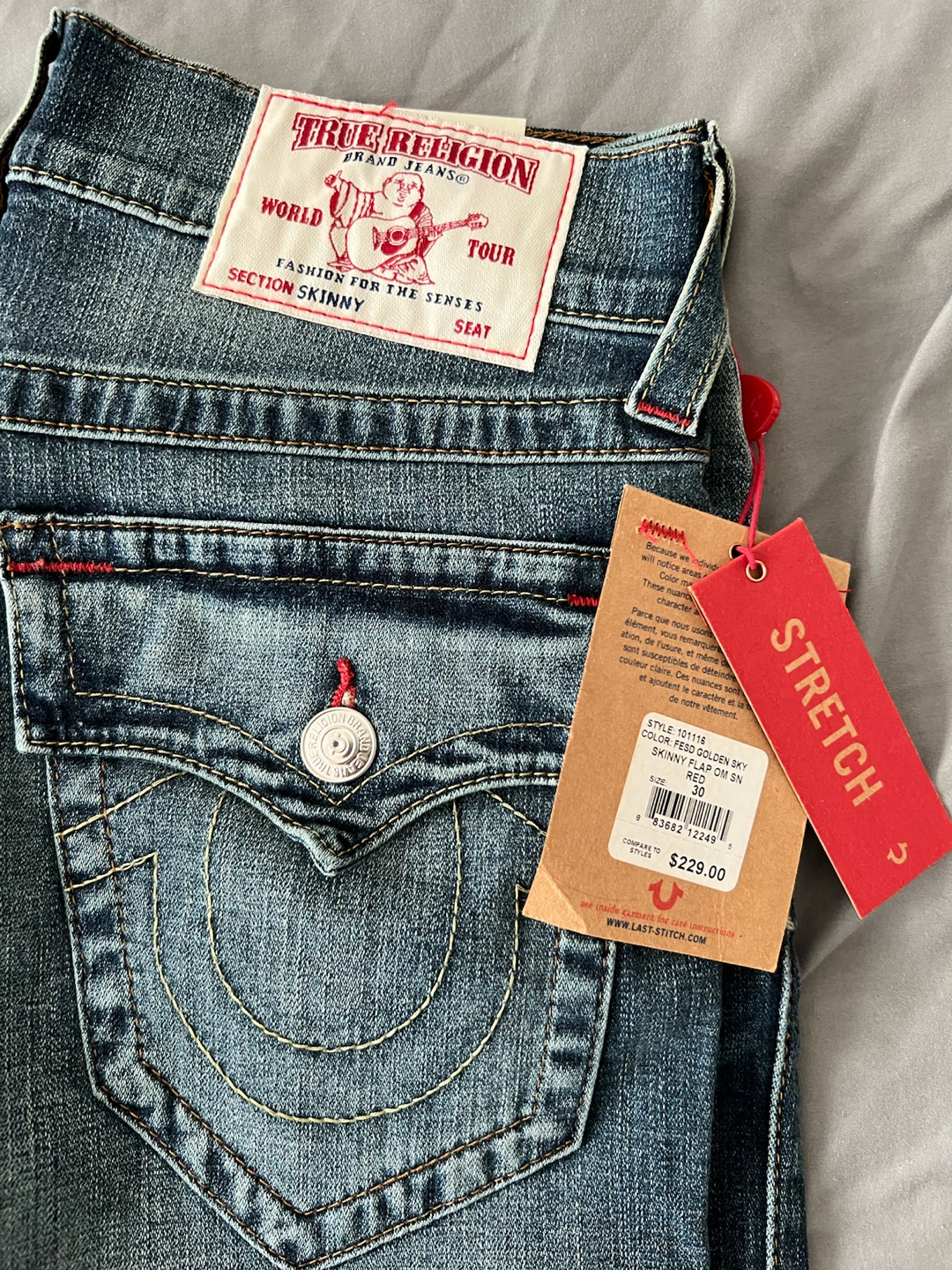 True Religion Skinny Jeans Size 30 - photo 2