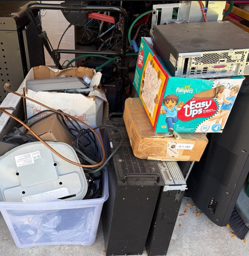 For Parts Assorted TVs Computer Parts and Hard Drives