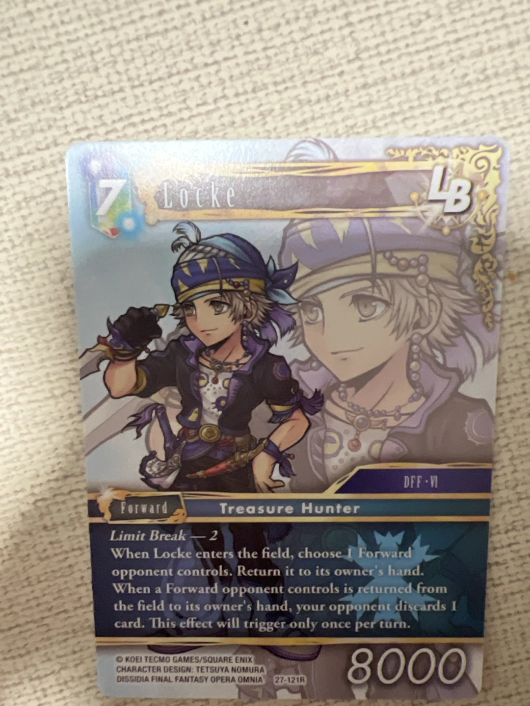 Final Fantasy Trading Card Game  LOCKE TREASURE HUNTER - photo 2