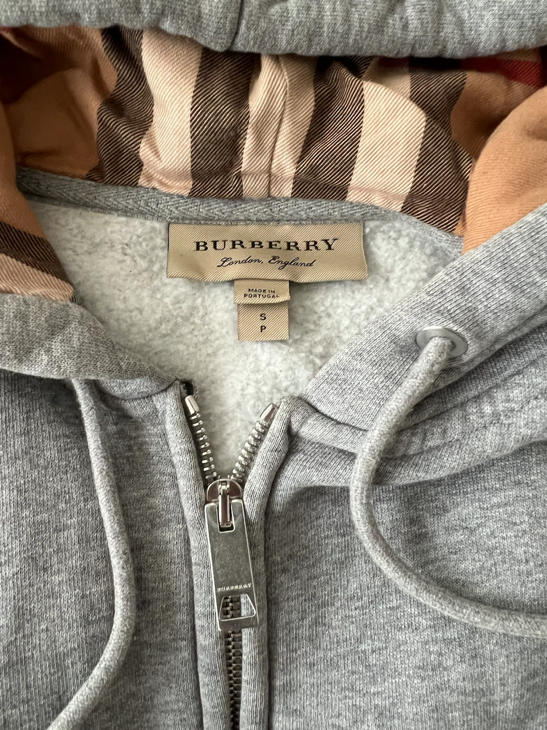 Burberry Grey Zip-Up Hoodie - photo 2