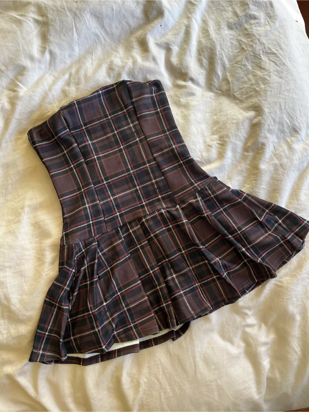 Brand new Strapless Size Small Brown Mini Dresses - photo 3