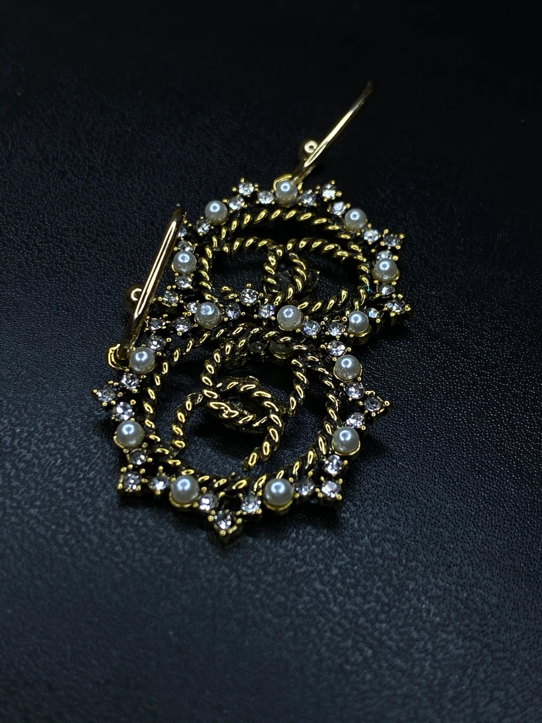 Chanel inspired earrings - photo 2