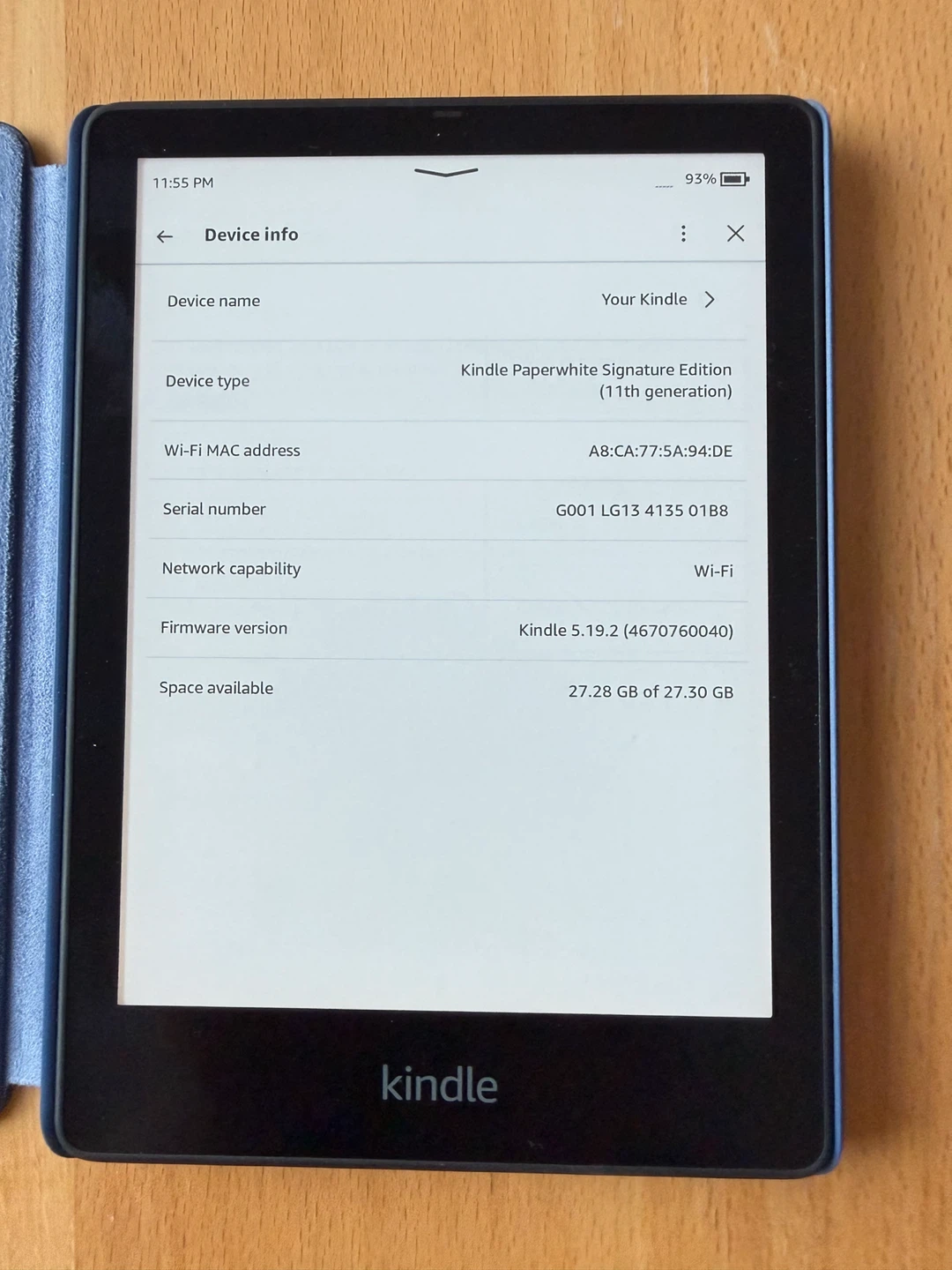 Kindle Paperwhite Signature Edition 11th Gen - photo 3