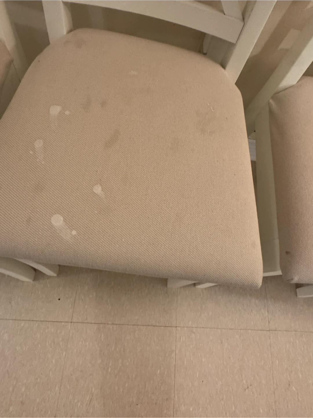 Set of 4 white IKEA Ingolf chairs - photo 5